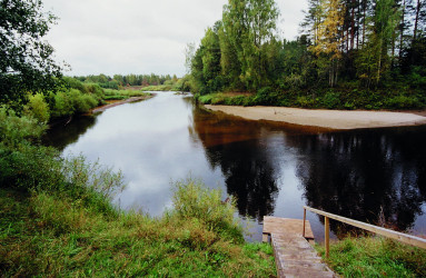 Река Юг на Бобришном Угоре. 2004. Фото: Андрей Кошелев