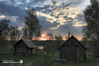 Баньки на озере Мериновском. 2011. Фото: Андрей Кошелев