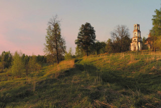 Панорама с церковью Рождества Богородицы. 2011. Фото: Андрей Кошелев