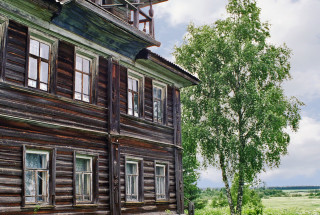 Родовой дом Сибирцевых в селе Георгиевском. 1988. Фото: Андрей Кошелев